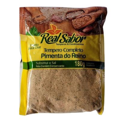 Imagem de Kit 5 Temperos Completos Real Sabor 180g Pimenta Alho Ervas Ltt Alimentos Mais Temperos