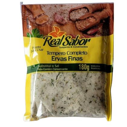 Imagem de Kit 5 Temperos Completos Real Sabor 180g Pimenta Alho Ervas Ltt Alimentos Mais Temperos