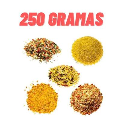 Imagem de Kit 5 Temperos Naturais Grãos Life 250g