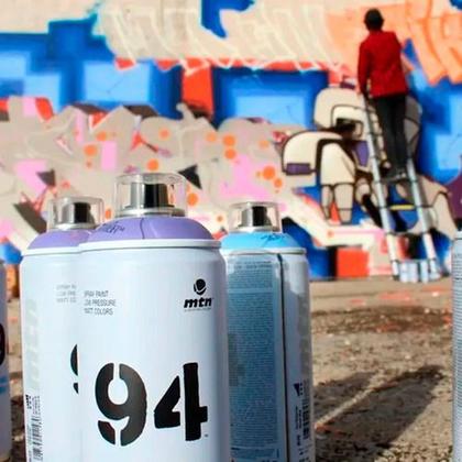 Imagem de Kit 5 Tinta Spray Fosca 94mtn 400ml Cores Grafite Multiuso