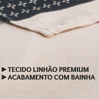 Imagem de Kit 5 Toalhas De Mesa Linhão Premium 6 Cadeiras Retangular