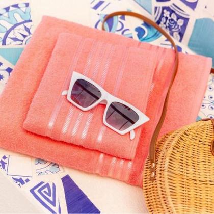 Imagem de Kit 5 Toalhas Rosto Macia Oslo Premium - 296 G/M 45 X 75Cm