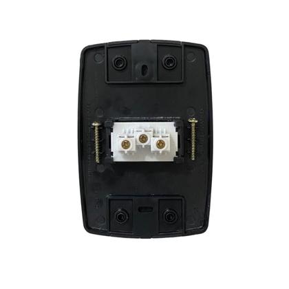 Imagem de Kit 5 Tomada Elétrica Preta 2P+T 20A 250V Placa 4X2 Ilumi