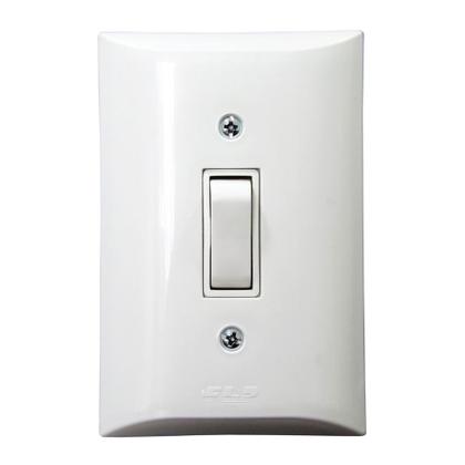 Imagem de Kit 5 Tomadas Simples 2p+t 10A + 5 Interruptores Simples 1 Tecla Com Espelho Branco Bivolt 127V e 250V 