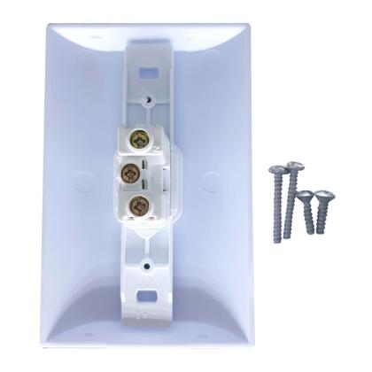 Imagem de Kit 5 Tomadas Simples 2p+t 10A + 5 Interruptores Simples 1 Tecla Com Espelho Branco Bivolt 127V e 250V 