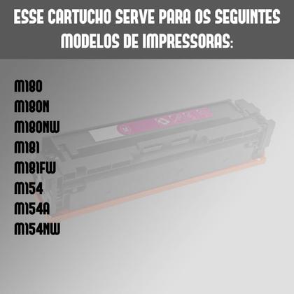 Imagem de Kit 5 Toner 530a 531a 532a 533a Cp2025 Cm2320