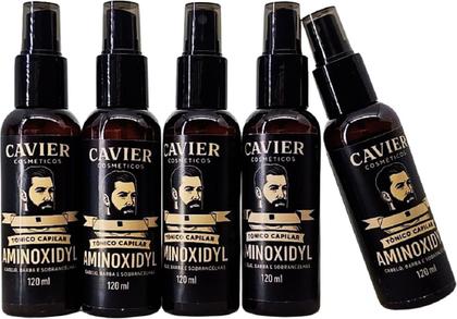 Imagem de Kit 5 Tonicos Aminoxidyl Crescimento Capilar 600ml Cavier