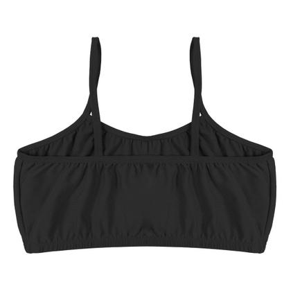 Imagem de Kit 5 Top Sutiã Alça Fina Básico Segunda Pele Lingerie Roupa Intima Soutien