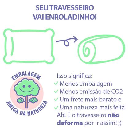 Imagem de Kit 5 Travesseiro Fibra Siliconada Antialérgico Macio 45x65cm BF Colchões