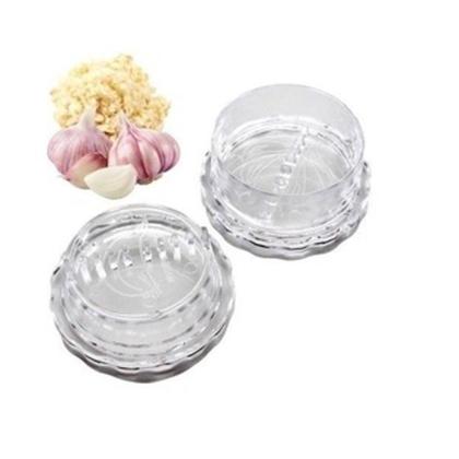 Imagem de Kit 5 Trituradores Moedor Alho Acrílico Espremedor S/ Cheiro Transparente