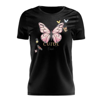 Imagem de Kit 5 Tshirt Blusa Estampada Feminina Manga Curta Camiseta Camisa
