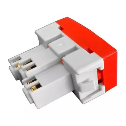 Imagem de Kit 5 Uni - MG Módulo Tomada 2P+T 10A Vermelha Sleek
