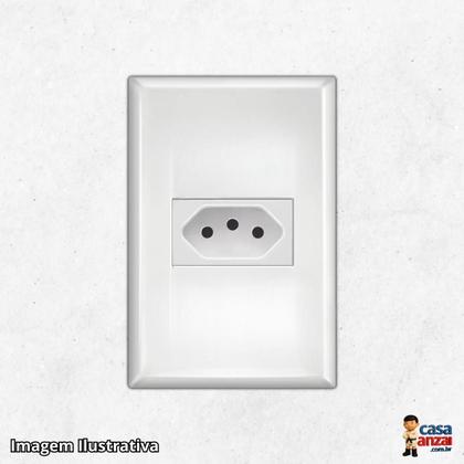 Imagem de Kit 5 Unid. Tramontina Tomada 10A Liz/Lux2 Módulo 57115/030