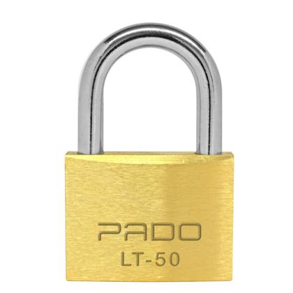 Imagem de Kit 5 Unidades Cadeado Latão 50mm Pado Segredos Diferentes