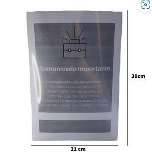 Imagem de Kit 5 Unidades Expositor Parede Tamanho A4 de 21x30cm Feito de Plástico Maleável Quadro de Avisos Prático e Simples de Usar Polibras