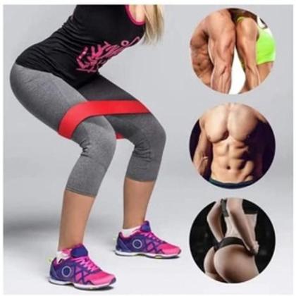 Imagem de Kit 5 Unidades Mini Band Fita Faixa Elástica Exercícios