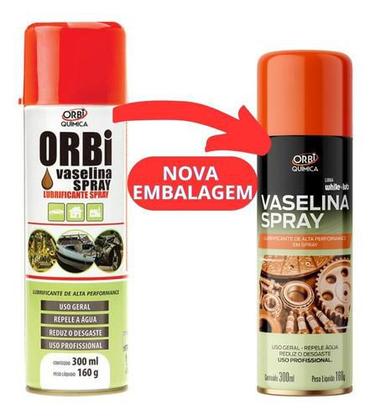 Imagem de Kit 5 Vaselina Liquida Spray Lubrificante Uso Geral Orbi 300ml