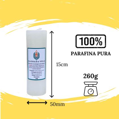 Imagem de Kit 5 velas votiva 7 dias 260g (amarela)