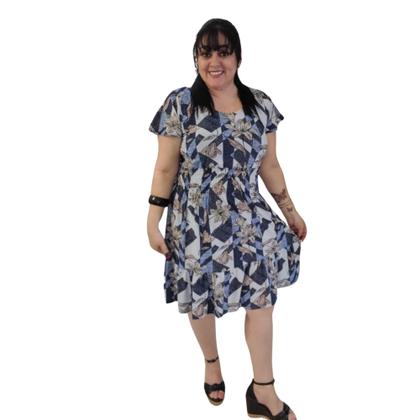 Imagem de Kit 5 Vestido Liganet  Malha Fria Casual