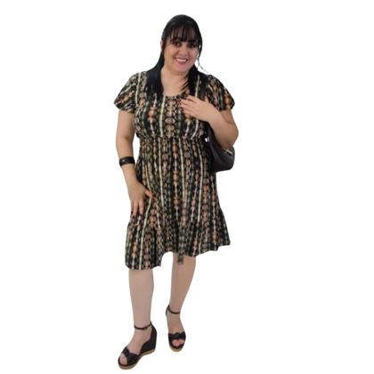 Imagem de Kit 5 Vestido Liganet  Malha Fria Casual