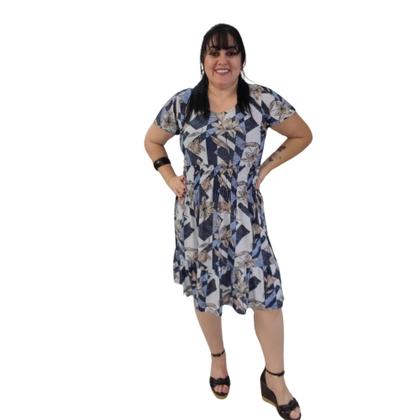 Imagem de Kit 5 Vestido Liganet  Malha Fria Casual