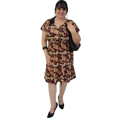 Imagem de Kit 5 Vestido Liganet  Malha Fria Casual