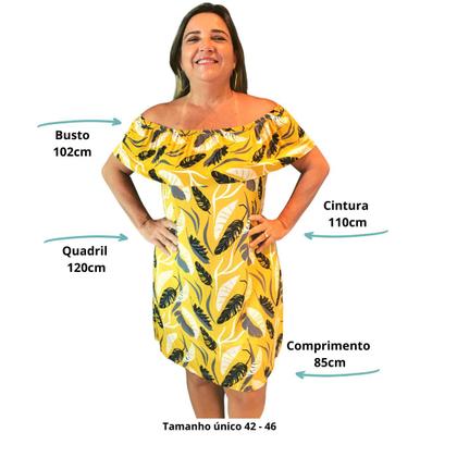 Imagem de Kit 5 Vestidos Feminino Estampado Ciganinha Manga Curta