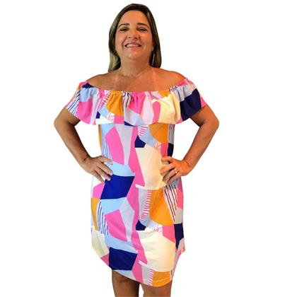 Imagem de Kit 5 Vestidos Feminino Estampado Ciganinha Manga Curta