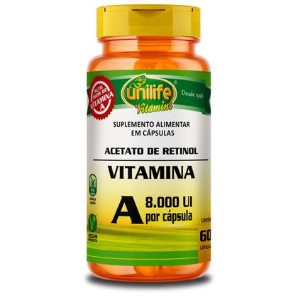 Imagem de Kit 5 Vitamina A Retinol Unilife 60 Cápsulas
