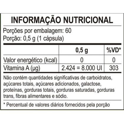 Imagem de Kit 5 Vitamina A Retinol Unilife 60 Cápsulas