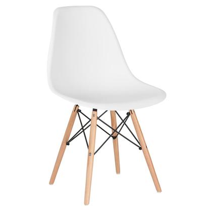 Imagem de KIT - 5 x cadeiras Charles Eames Eiffel DSW - Base de madeira clara