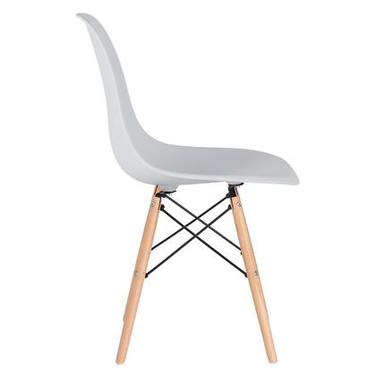 Imagem de KIT - 5 x cadeiras Charles Eames Eiffel DSW - Base de madeira clara