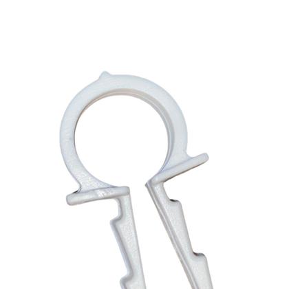 Imagem de Kit 50 Abraçadeira para Dreno Mangueira Cristal Split Meia Polegada 1 2