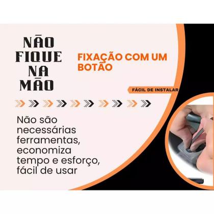 Imagem de Kit 50 Abraçadeira Universal Automotivo Presilhas Fita Cinta Enforca Fivela Nylon Plástica Choque Fi