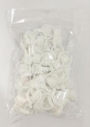 Imagem de Kit 50 Anéis Descartáveis Batoque Para Cola Extensão de Cílios