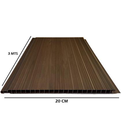 Imagem de Kit 50 Caixas com 300 M² Forro de Pvc Plus 8mm X 20cm X 3,00m Bariri