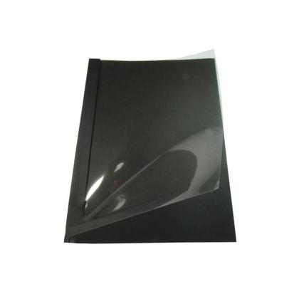 Imagem de Kit 50 Capas Encadernação Térmica Até 400 Folhas A4 Preta.