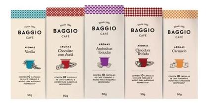 Imagem de Kit 50 Cápsulas Cafe Gourmet Baggio Para Cafeteira Nespresso