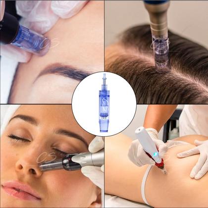 Imagem de Kit 50 Cartuchos de Agulhas P/ Caneta Derma Pen 12 36 42 