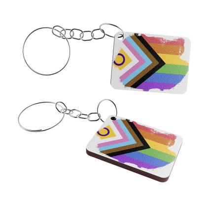 Imagem de Kit 50 Chaveiros LGBT Lembrancinhas MDF