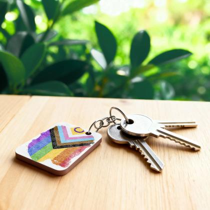 Imagem de Kit 50 Chaveiros LGBT Lembrancinhas MDF