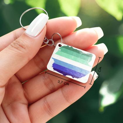 Imagem de Kit 50 Chaveiros LGBT Lembrancinhas MDF