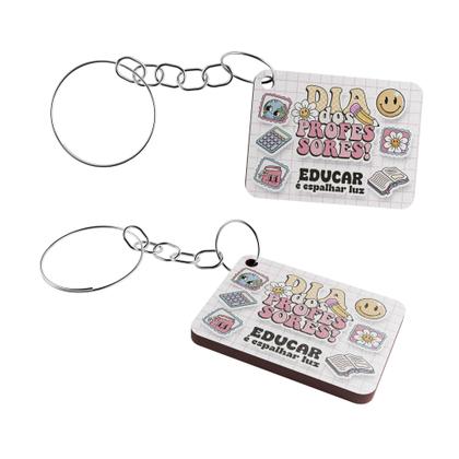 Imagem de Kit 50 Chaveiros MDF Dia dos Professores Lembrancinha