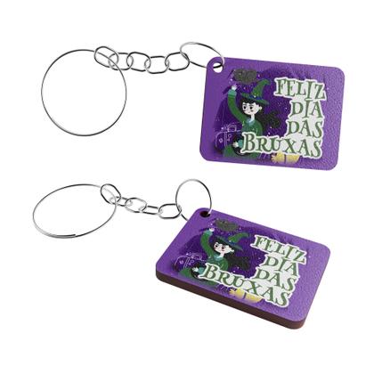 Imagem de Kit 50 Chaveiros MDF Halloween Lembrancinha Dia das Bruxas