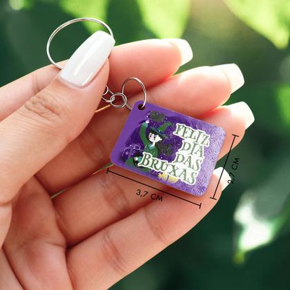 Imagem de Kit 50 Chaveiros MDF Halloween Lembrancinha Dia das Bruxas