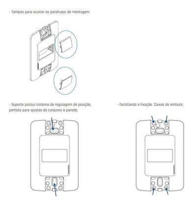 Imagem de Kit 50 Conjunto Interruptor Paralelo + Tomada 10a Tramontina