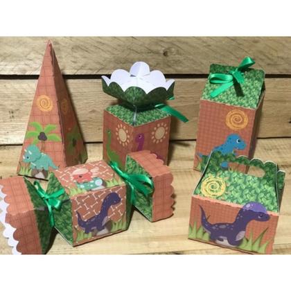 Imagem de kit 50  Decoração Festa dinossauro Baby Mesa Infantil modelo