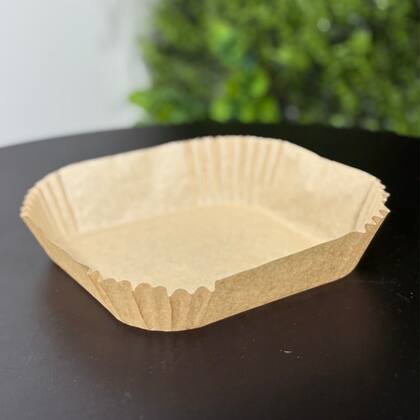 Imagem de Kit 50 Forros para Air Fryer em Papel Descartável Quadrado