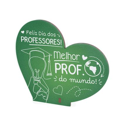 Imagem de Kit 50 Lembrancinhas Coração MDF Dia dos Professores