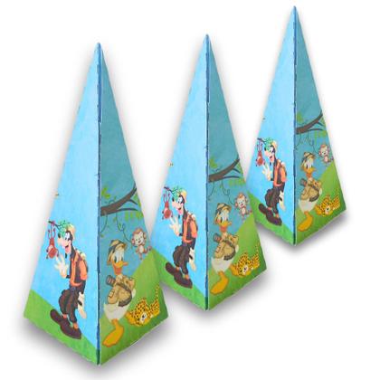 Imagem de Kit 50 Lembrancinhas Decorativas Personalizadas Mickey Safari Para Aniversário e Festas